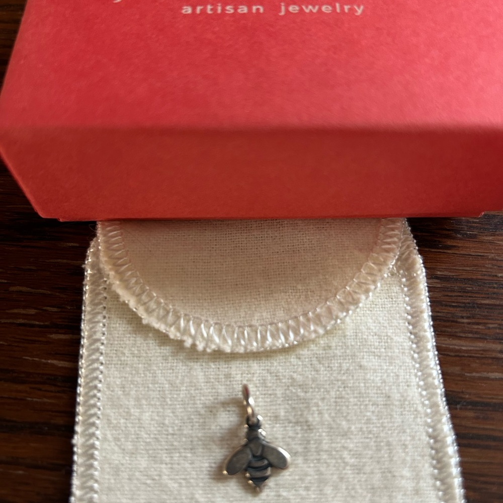 James Avery Silver Bee Charm Pendant